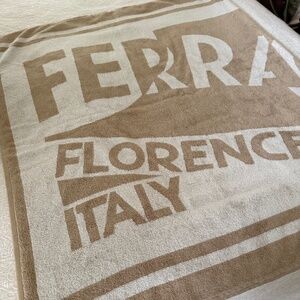 Ferragamo NEW Bech Towel, never used with Tags
